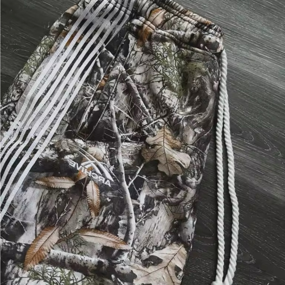 Camo Graphic Baggy Casual Pants